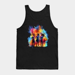 Cheerleading Rainbow Tank Top